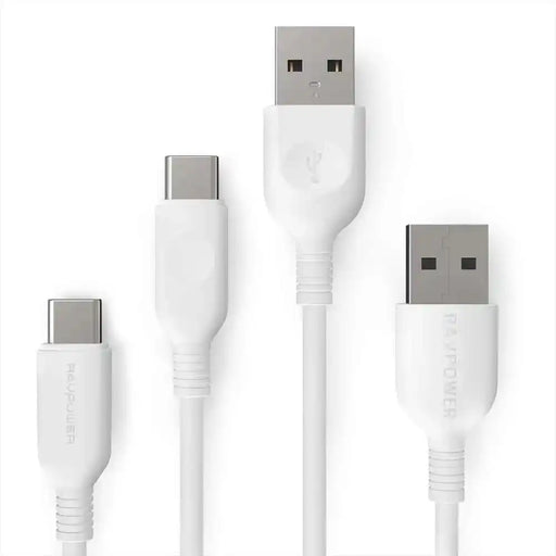 USB-A to USB-C Data Sync and Fast Charging Cable | 2pcs - 2