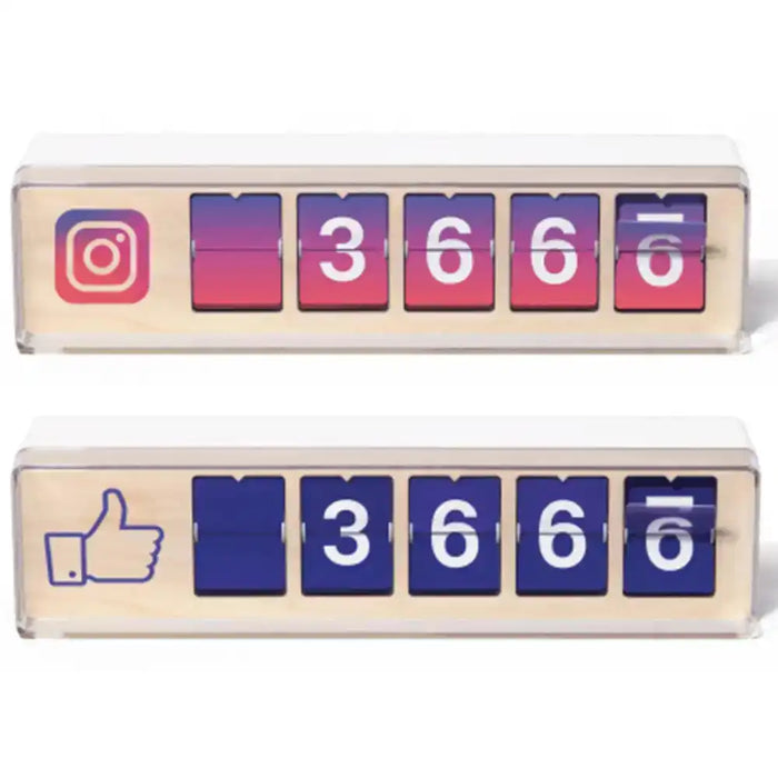 5-Digit Social Media Counters (Bundle) - 1