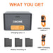ZGCINE PS-G10 Charging Case | GoPro Batteries | 3 Charging Slots - 7