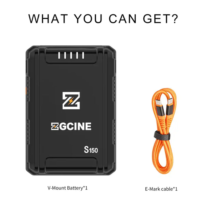 ZG-S150 V-Mount Battery | 133Wh / 9000mAh - 10